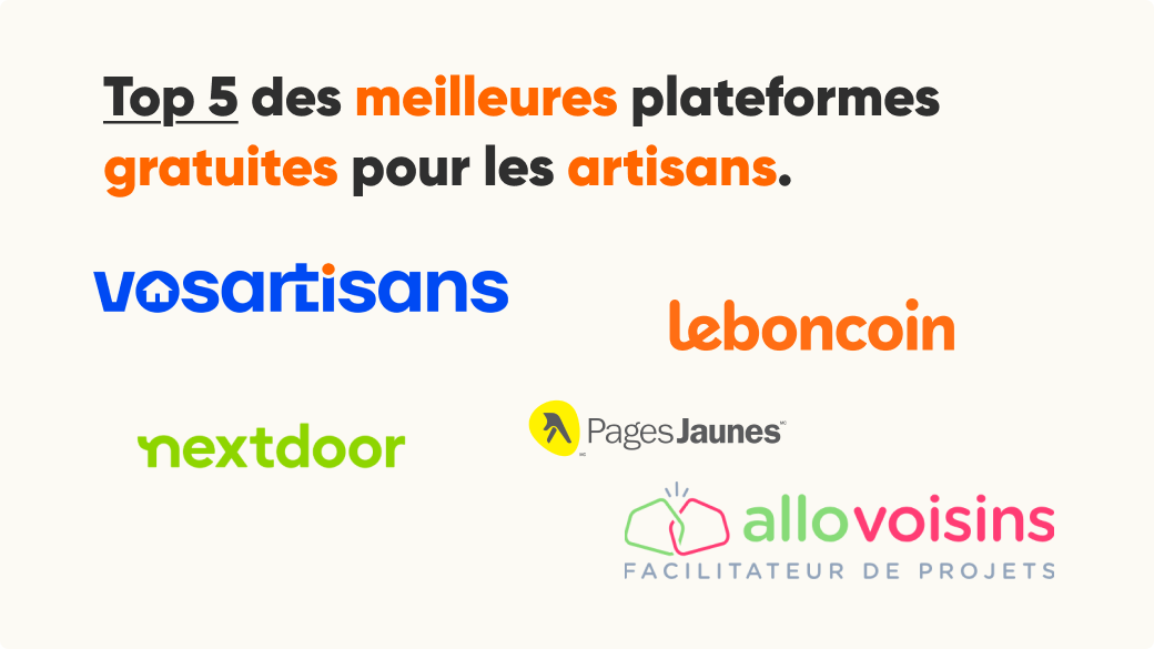 Top 5 des meilleures plateformes gratuites pour les artisans du bâtiment